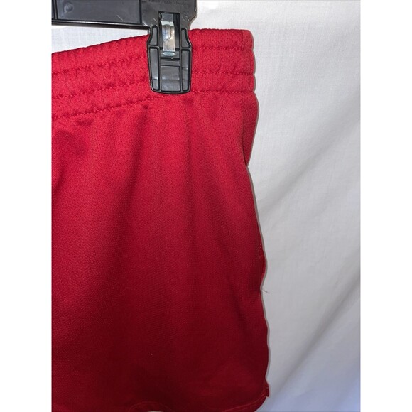 Athletic Works Athleisure Shorts Men’s Size Small Red Stretch Waist Drawstring - Picture 10 of 12